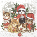 Napkins 33x33cm Cat-Mas - 1