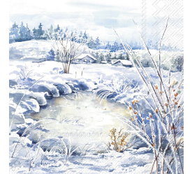 Serwetki 33x33cm Frosty Landscape