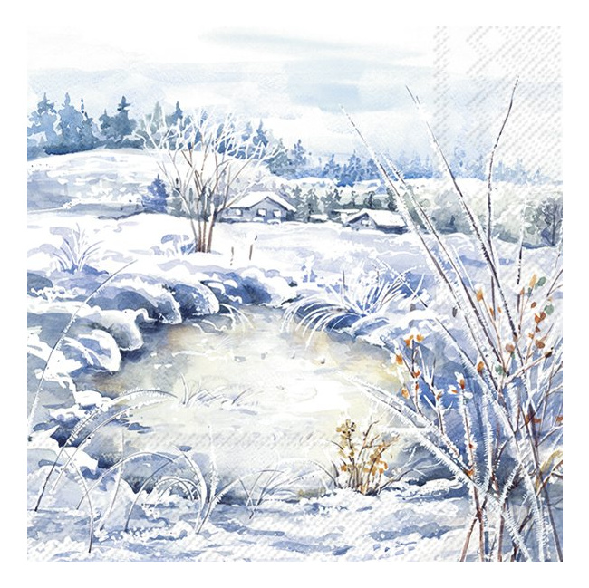 Serwetki 33x33cm Frosty Landscape - 1