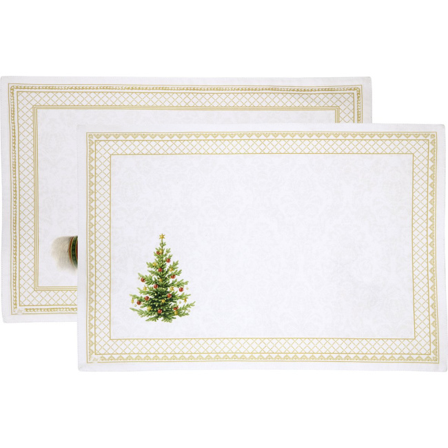 Placemat 48x33cm Classic Christmas Tree