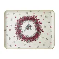 Tray 36x28x1.5cm Berry Wreath - 1