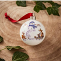 Bauble Wrendale Designs 7cm snowman - 4