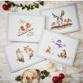 Set of 4 Wrendale Designs 40x30cm coasters - 2