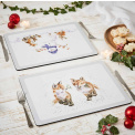 Set of 4 Wrendale Designs 40x30cm coasters - 3