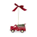 Christmas Tree Christmas Pendant 5.2x10cm fire truck - 2