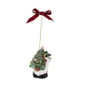 Christmas Tree 9cm snowman with Christmas tree pendant - 3