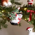 Christmas Tree 9cm snowman with Christmas tree pendant - 4