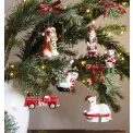 Christmas Tree 9cm snowman with Christmas tree pendant - 5