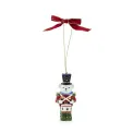Christmas Tree 9.5x4.5cm teddy bear nutcracker pendant - 1