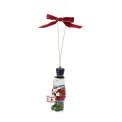 Christmas Tree 9.5x4.5cm teddy bear nutcracker pendant - 3