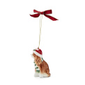 Zawieszka choinkowa Christmas Tree 9x5,8cm pies spaniel - 4