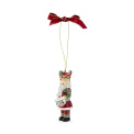 Christmas Tree 10x3.5cm Nutcracker Christmas Tree Pendant - 3