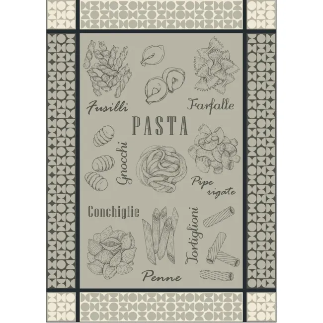 Ręcznik kuchenny Pasta 50x70 szary