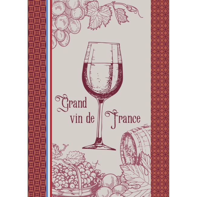 Ręcznik kuchenny Grand Vin De France 50x70cm beżowy