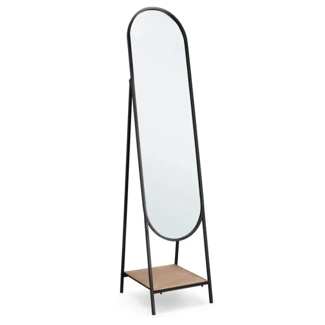 Valentin standing mirror 173,5x40cm black - 1