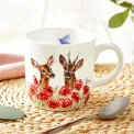 Wrendale Designs 310ml deer and roe deer mug - 2