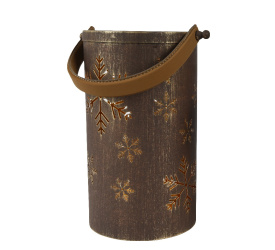 Lampion 30x18cm rozmiar L antyczny brąz