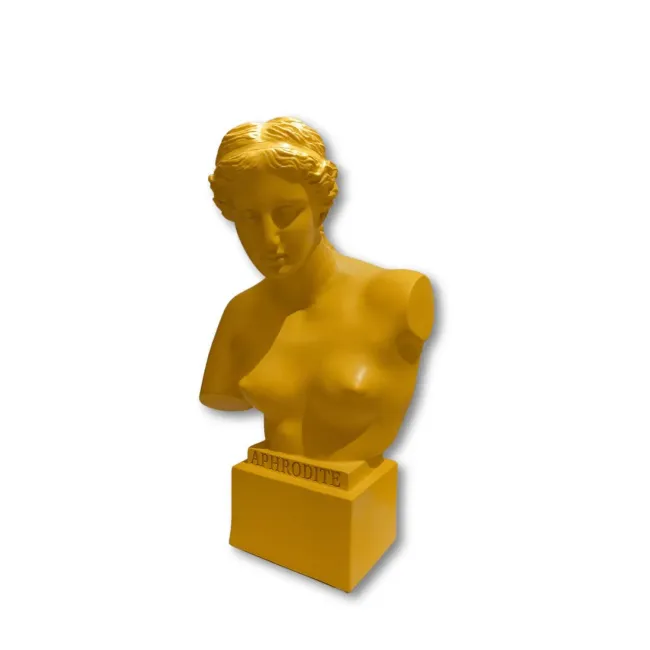 Figurka Popiersie Afrodyty 35cm Neoclassico żółty
