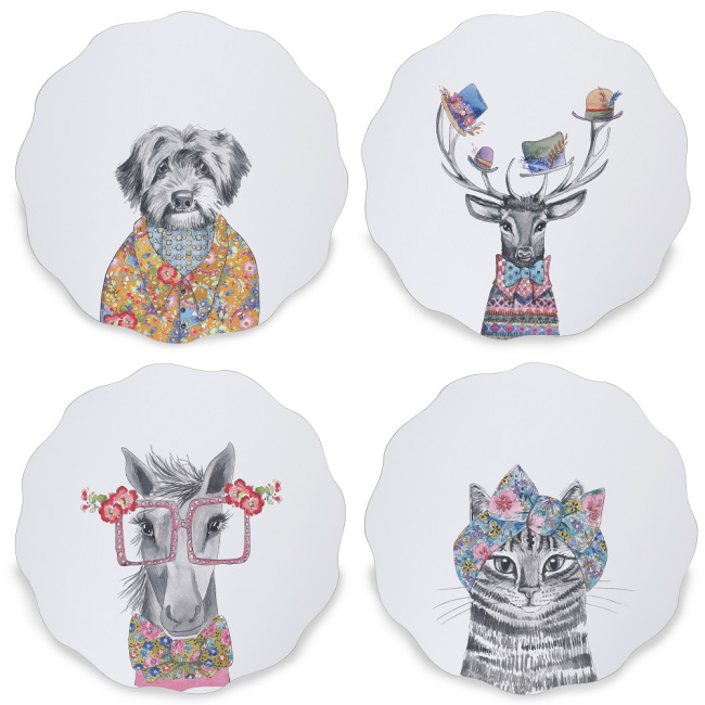 Set of 4 Tipperleyhill 29cm coasters 