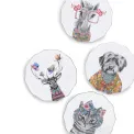 Set of 4 Tipperleyhill 12cm cup coasters - 6