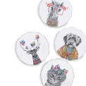 Set of 4 Tipperleyhill 12cm cup coasters - 10