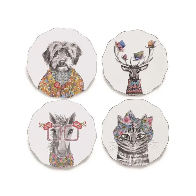 Set of 4 Tipperleyhill 12cm cup coasters