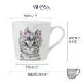 Tipperleyhill 380ml cat mug with band - 2
