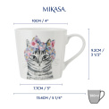 Tipperleyhill 380ml cat mug with band - 8