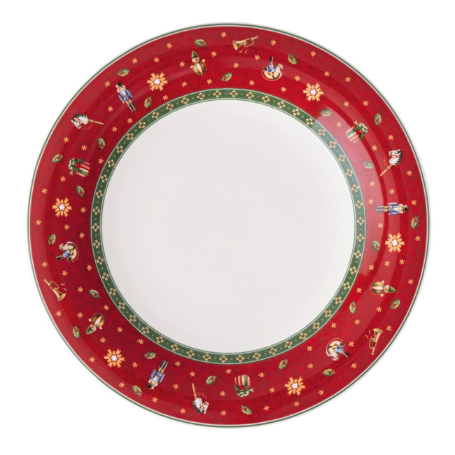 Toy's Delight Specials 27cm dinner plate red