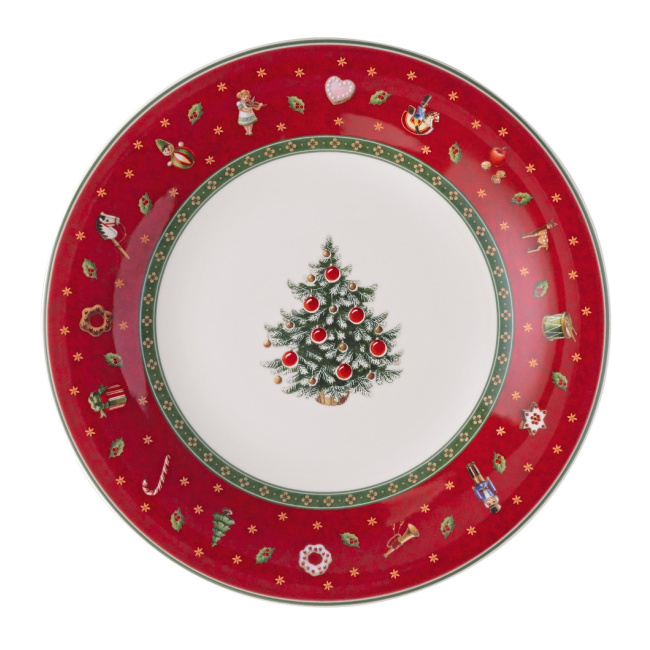 Toy's Delight Specials 21.5cm breakfast plate red