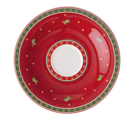 Spodek Toy's Delight Specials 16cm czerwony do filiżanki do kawy