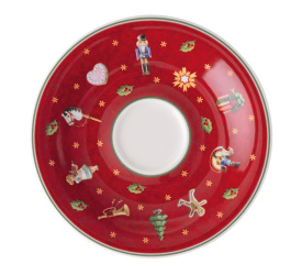 Spodek Toy's Delight Specials 12,2cm czerwony do filiżanki do espresso