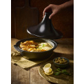 Tagine Atlas 30cm 4,7l czarny satynowy - 2