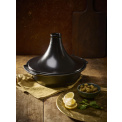 Tagine Atlas 30cm 4,7l czarny satynowy - 3