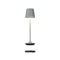 Lampa Capri LED 3000mAh 2,5W 225lm 2200-2700K (akumulator + ładowarka) szara - 1