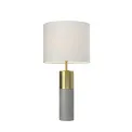 Lampa stołowa Turin 51x25cm E27 biała - 1