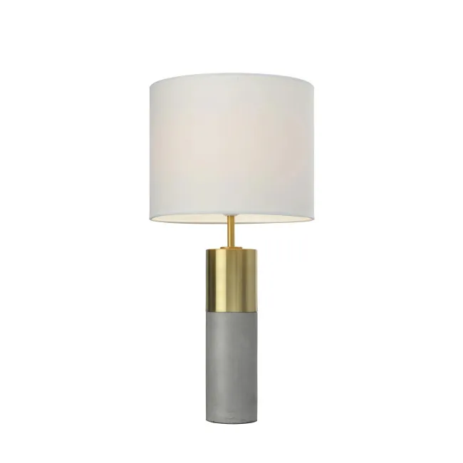 Lampa stołowa Turin 51x25cm E27 biała