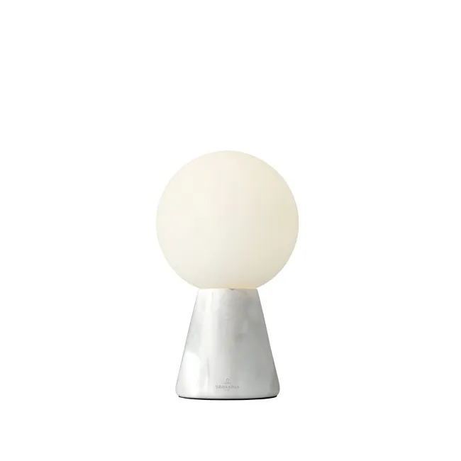 Lampa stołowa Carrara 20,5x12cm 1,4W 163lm 3000K + zasilacz 3V biała