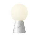 Lampa stołowa Carrara 29,5x18cm 1,4W 163lm 3000K + zasilacz 3V biała - 1