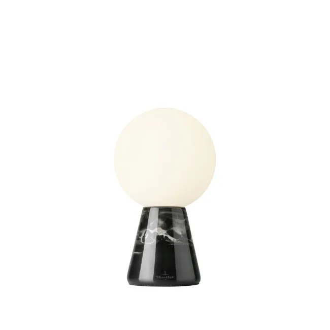 Lampa stołowa Carrara 20,5x12cm 1,4W 163lm 3000K + zasilacz 3V czarna