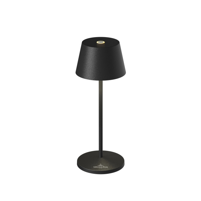 Lampa stołowa Seoul Micro 2.3W, 252lm, 2200-3000K (akumulator + ładowarka) czarna