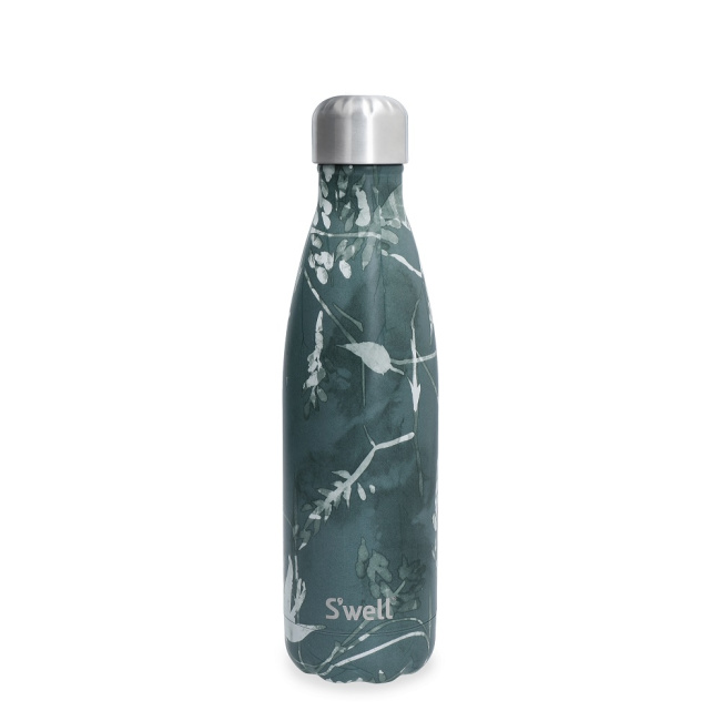 Thermal bottle 500ml green leaves