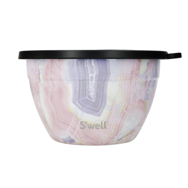 Bowl with lid 1.9l pink