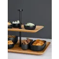 Etagere 25x36x28 II-level rectangular wooden table - 3