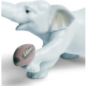 Elephant Playing Football Figurine - 2