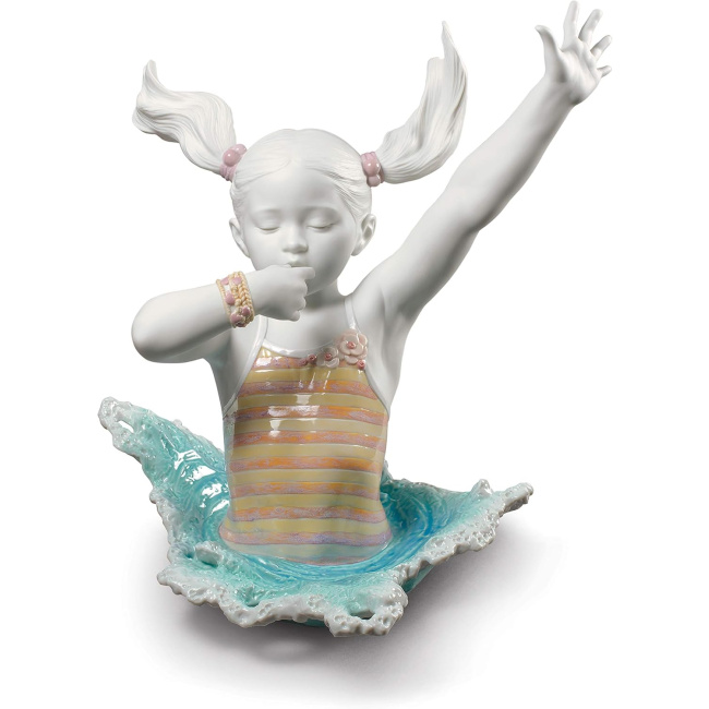 Dive Into Water Girl Figurine