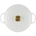 Signature Cast Iron Pot 20cm 2.4L White  - 2