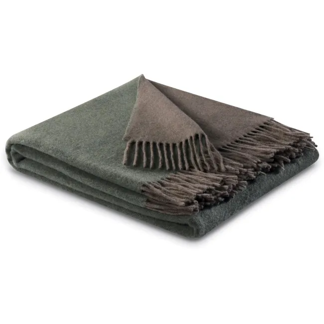 Biederlack Plaid 150x200cm Green-Brown