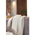 Pled 170x130cm dwustronny naturalny beżowy - 2