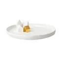Decorative Plate Houses Gold 35 cm - 1